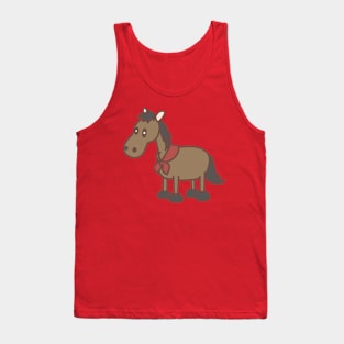 farmer's horse Tank Top